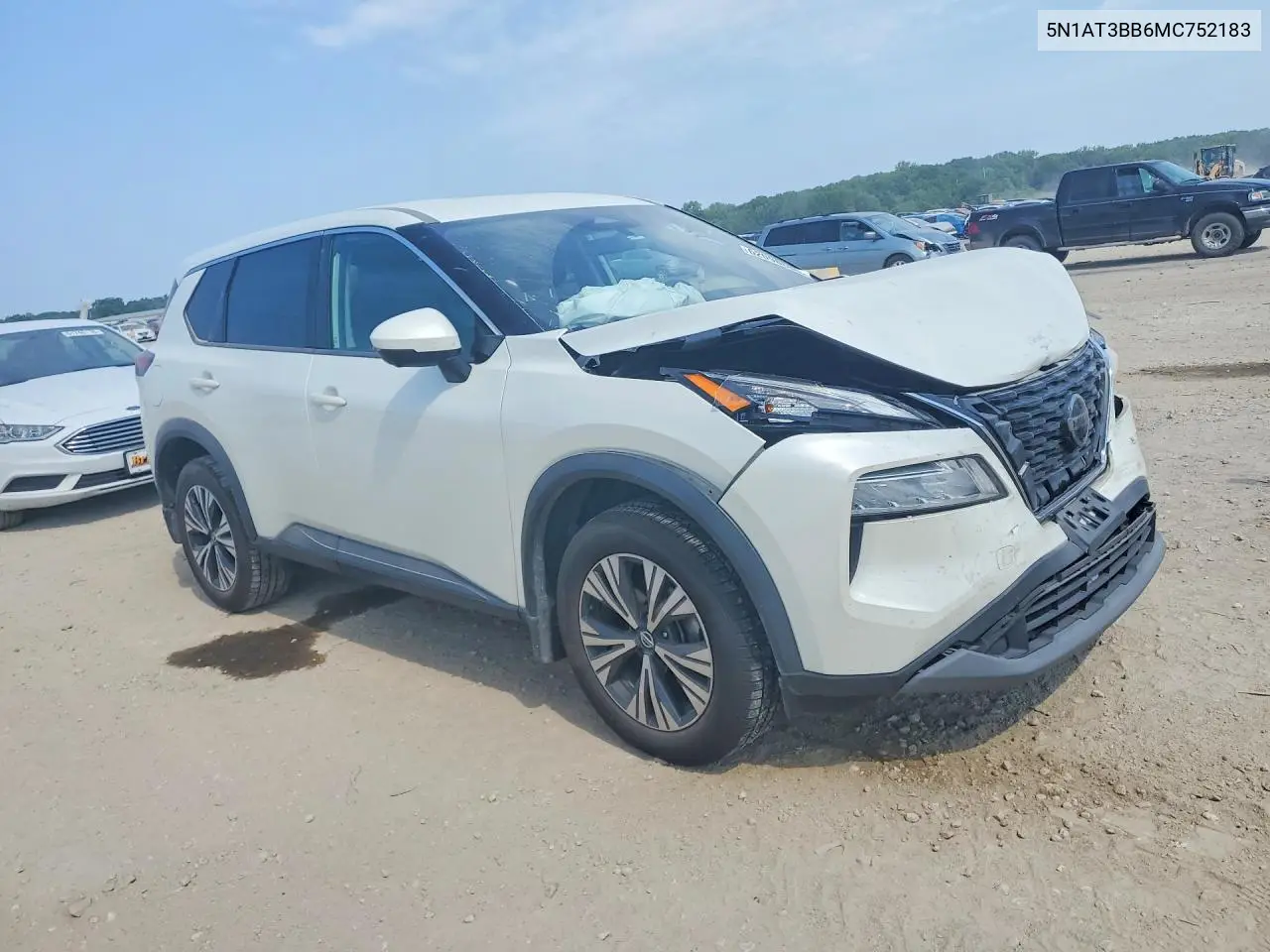 2021 Nissan Rogue Sv VIN: 5N1AT3BB6MC752183 Lot: 62098686