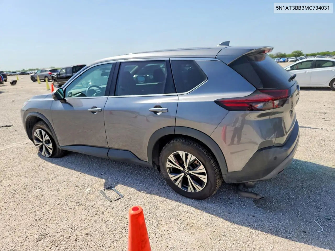 2021 Nissan Rogue Sv VIN: 5N1AT3BB3MC734031 Lot: 62317986
