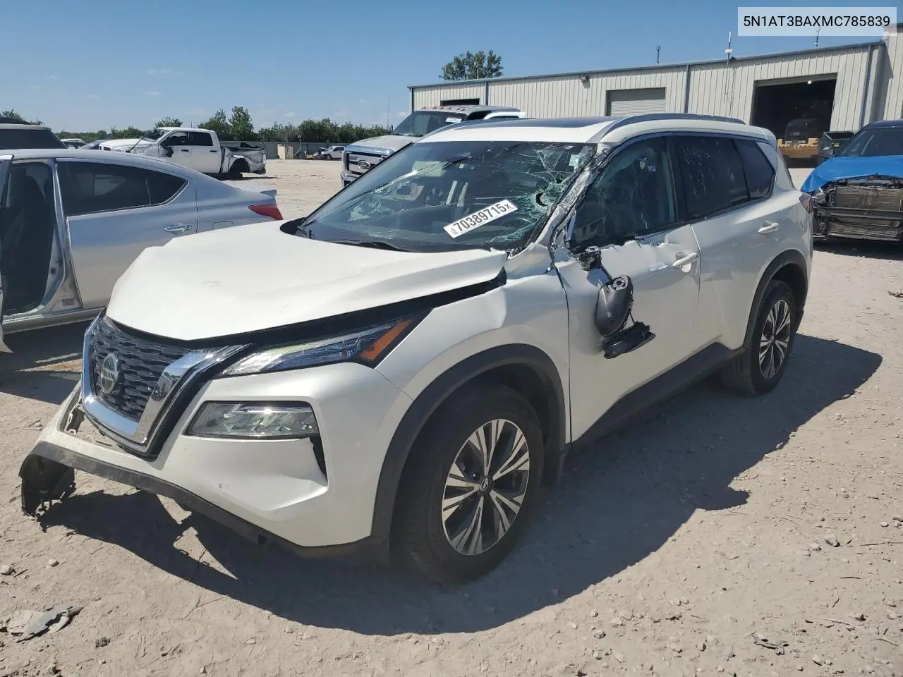 5N1AT3BAXMC785839 2021 Nissan Rogue Sv