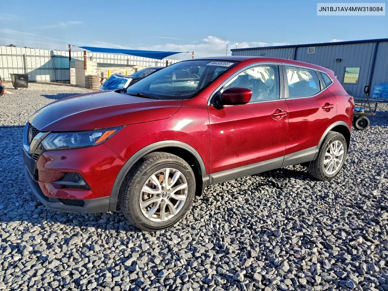 JN1BJ1AV4MW318084 2021 Nissan Rogue Sport S