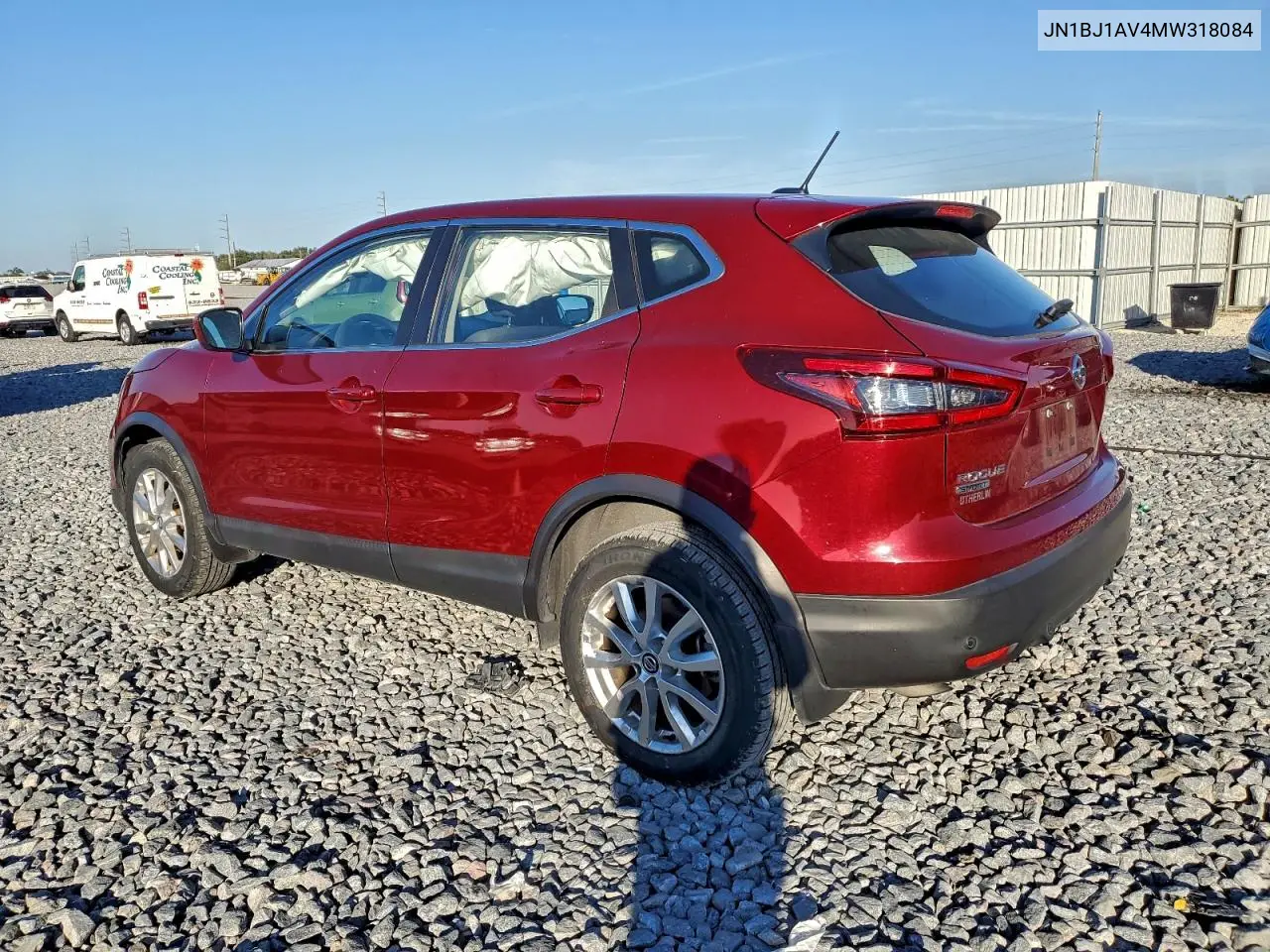 JN1BJ1AV4MW318084 2021 Nissan Rogue Sport S