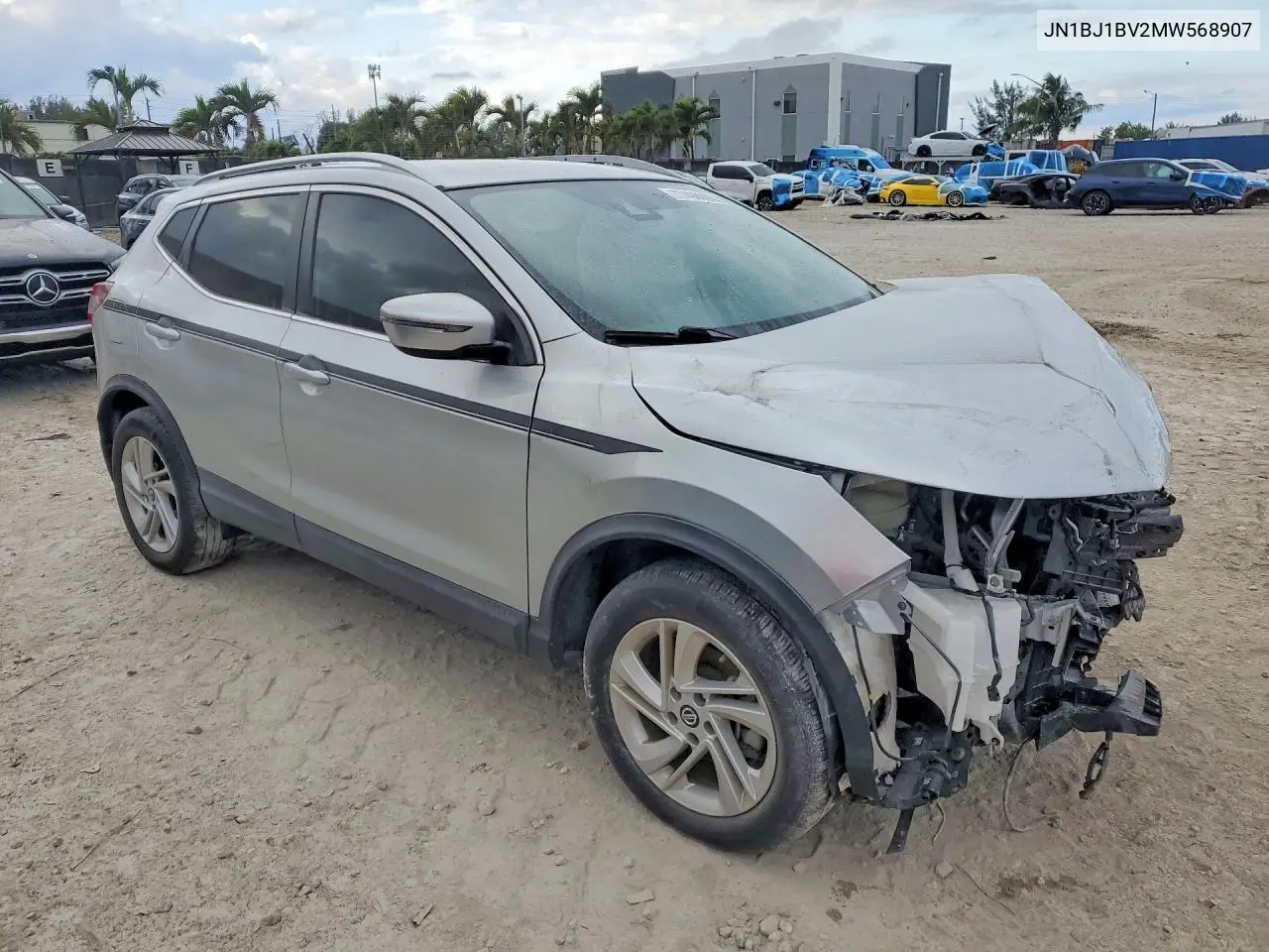 JN1BJ1BV2MW568907 2021 Nissan Rogue Sport Sv