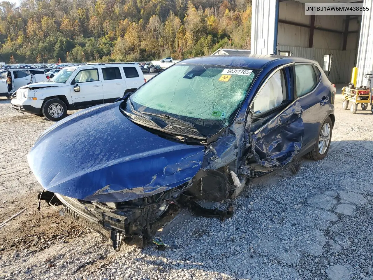 JN1BJ1AW6MW438865 2021 Nissan Rogue Sport S