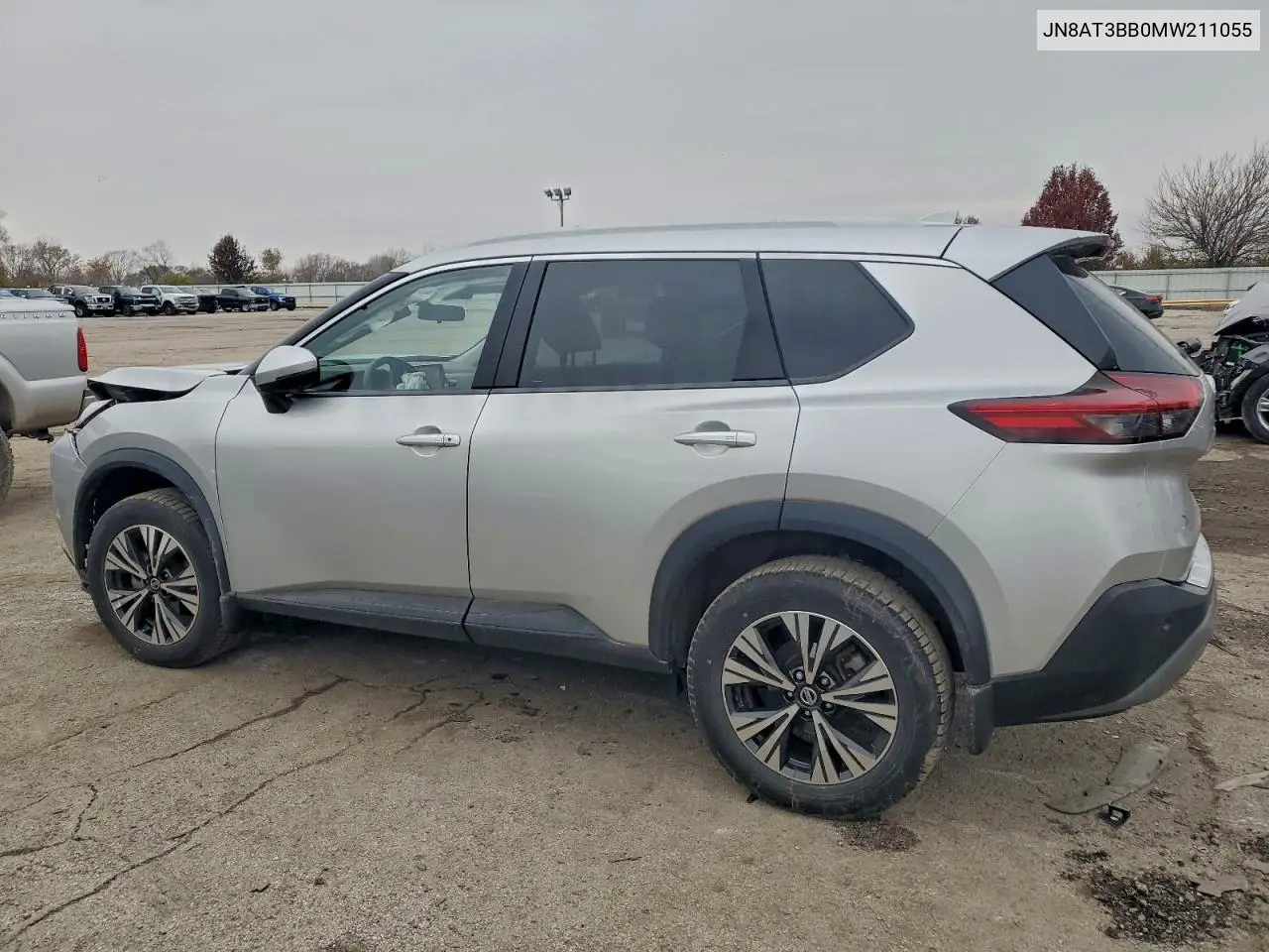 JN8AT3BB0MW211055 2021 Nissan Rogue Sv