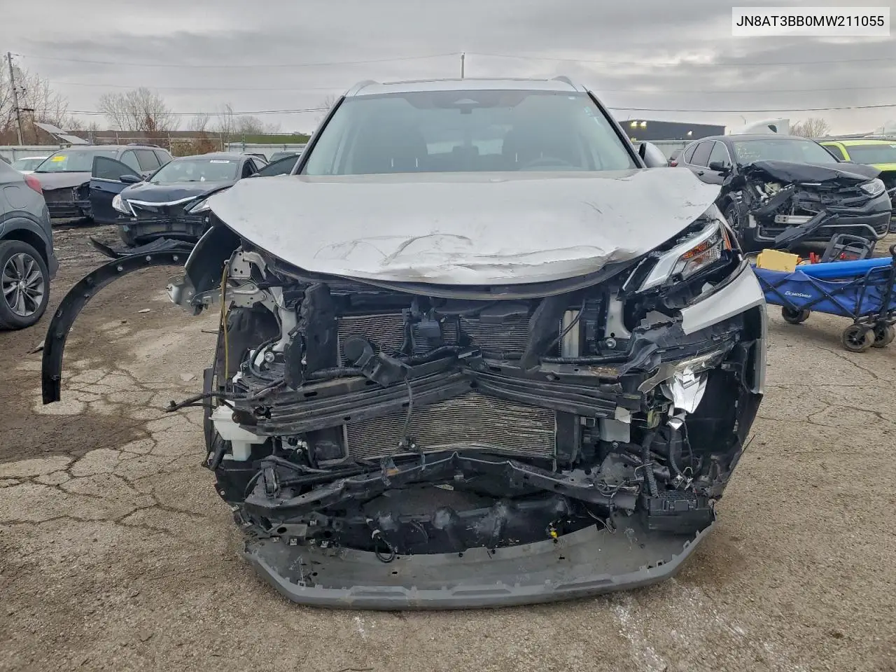 JN8AT3BB0MW211055 2021 Nissan Rogue Sv