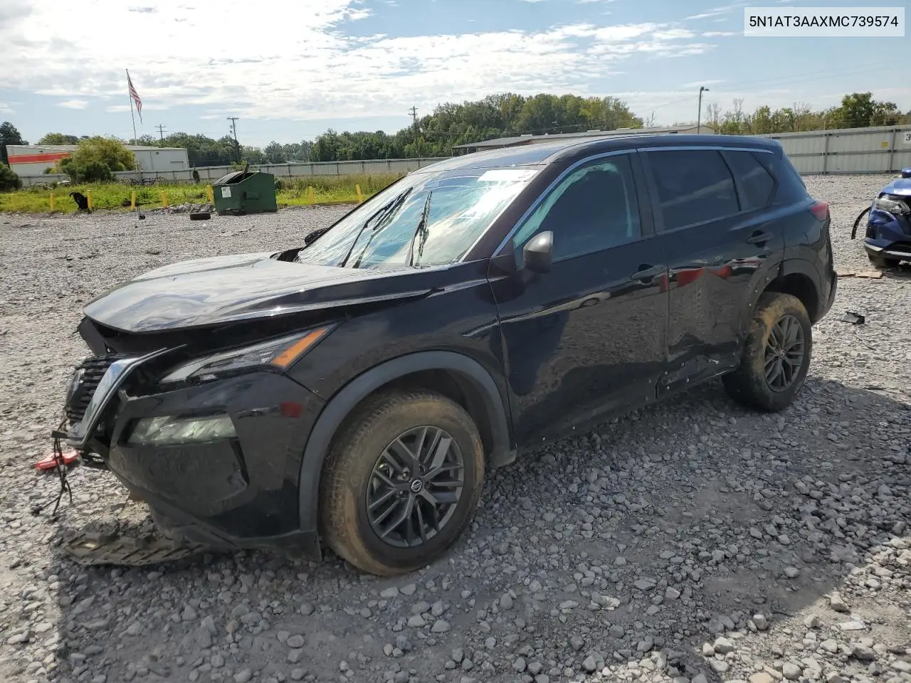 5N1AT3AAXMC739574 2021 Nissan Rogue S