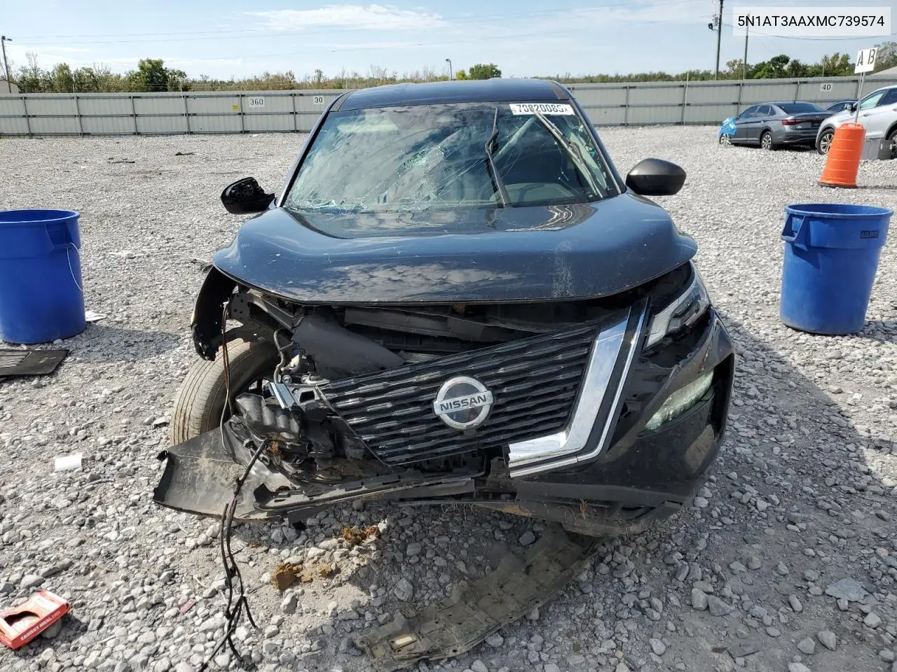 5N1AT3AAXMC739574 2021 Nissan Rogue S