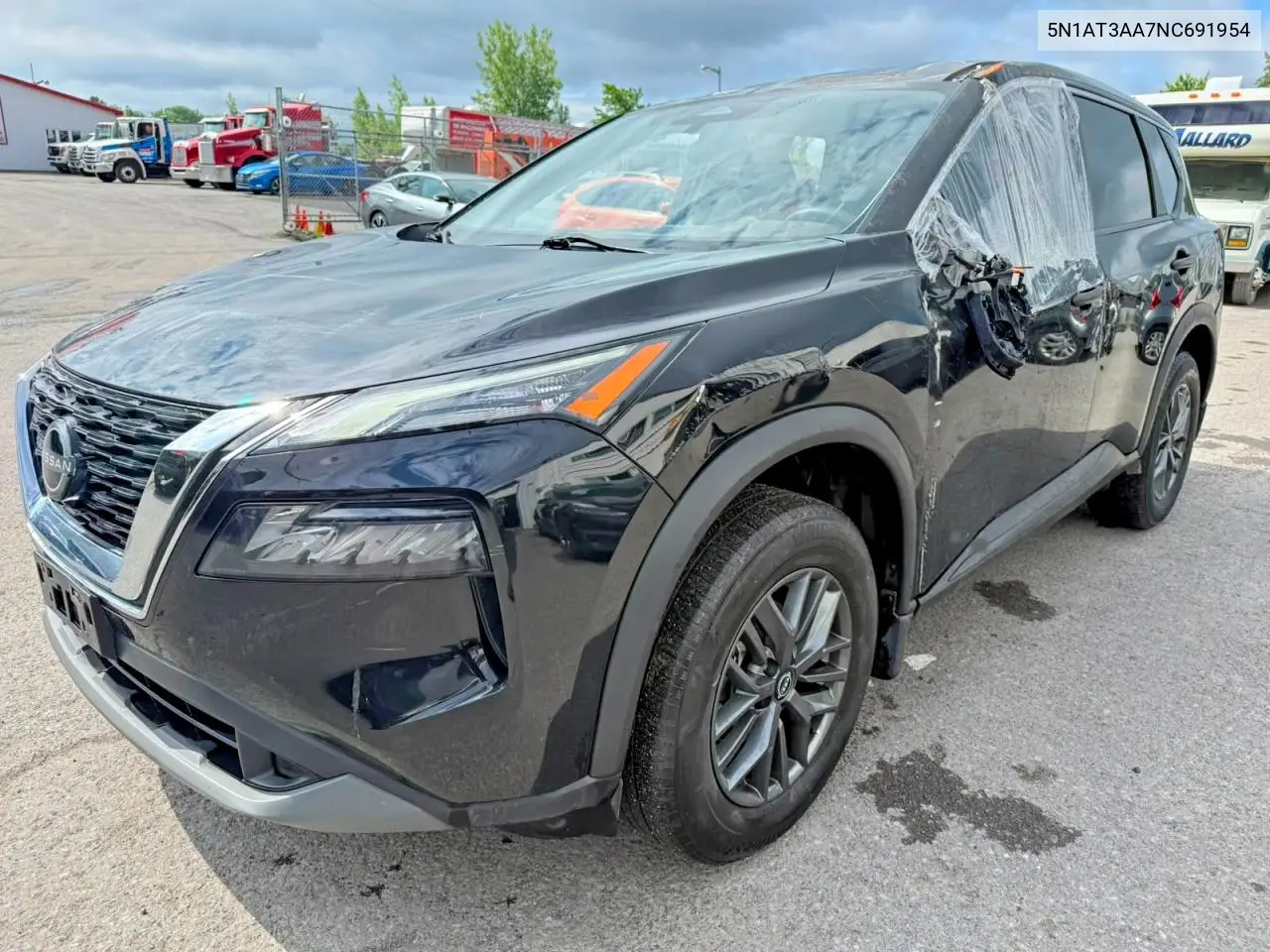 5N1AT3AA7NC691954 2022 Nissan Rogue S