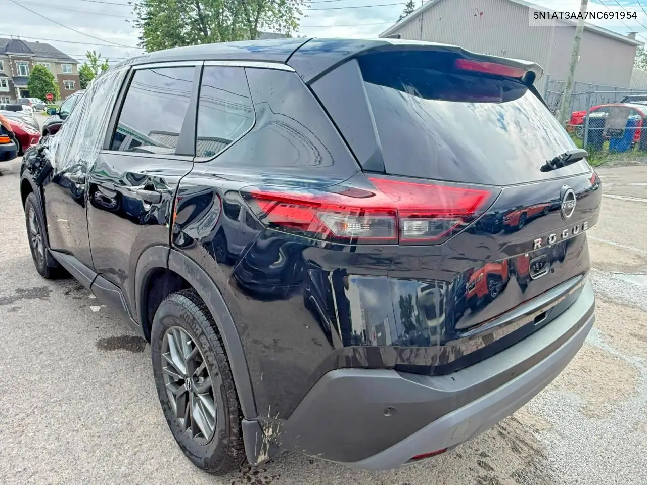 5N1AT3AA7NC691954 2022 Nissan Rogue S