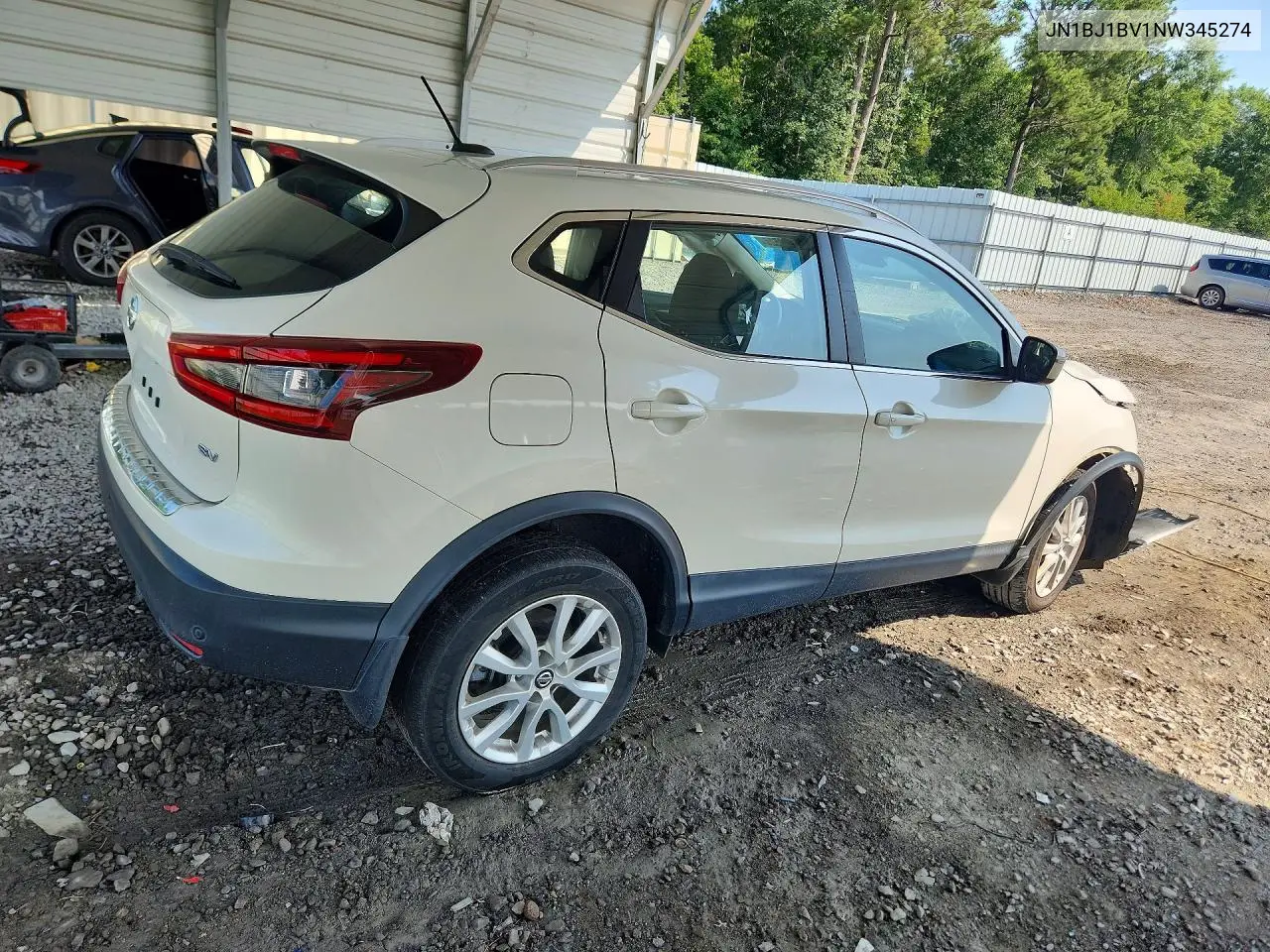 2022 Nissan Rogue Sport Sv VIN: JN1BJ1BV1NW345274 Lot: 58940626