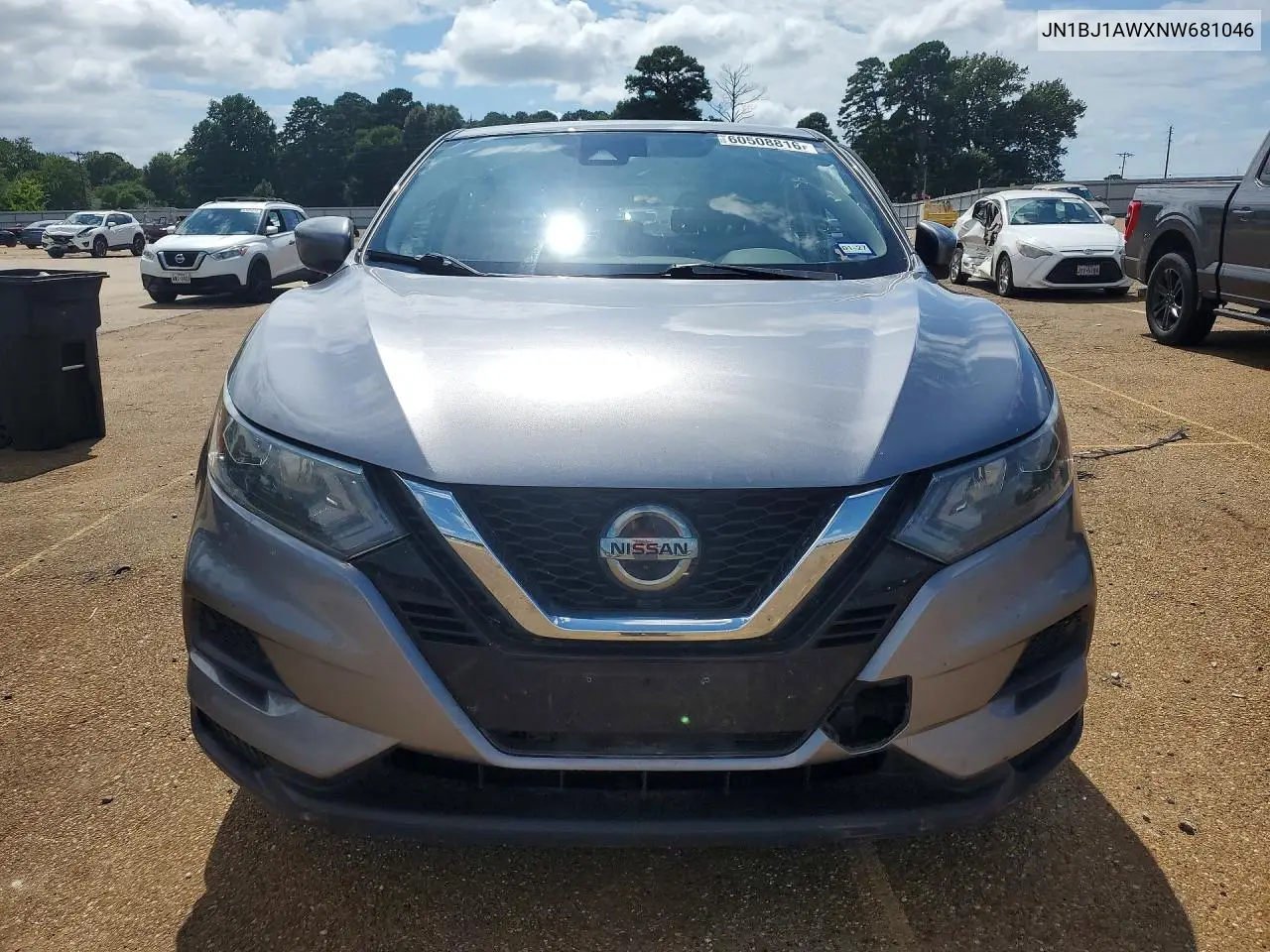 2022 Nissan Rogue Sport S VIN: JN1BJ1AWXNW681046 Lot: 60508816