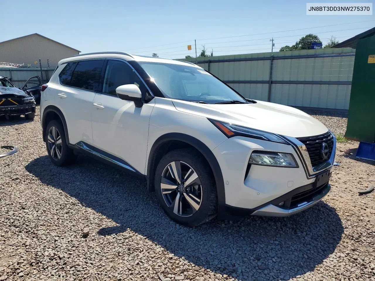 JN8BT3DD3NW275370 2022 Nissan Rogue Platinum