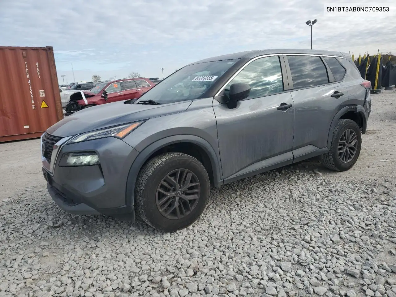 5N1BT3AB0NC709353 2022 Nissan Rogue S