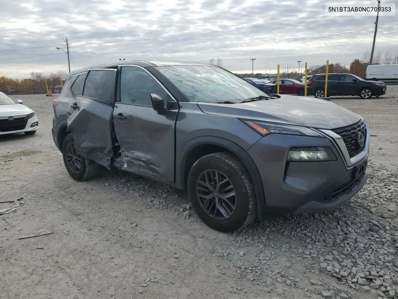 5N1BT3AB0NC709353 2022 Nissan Rogue S