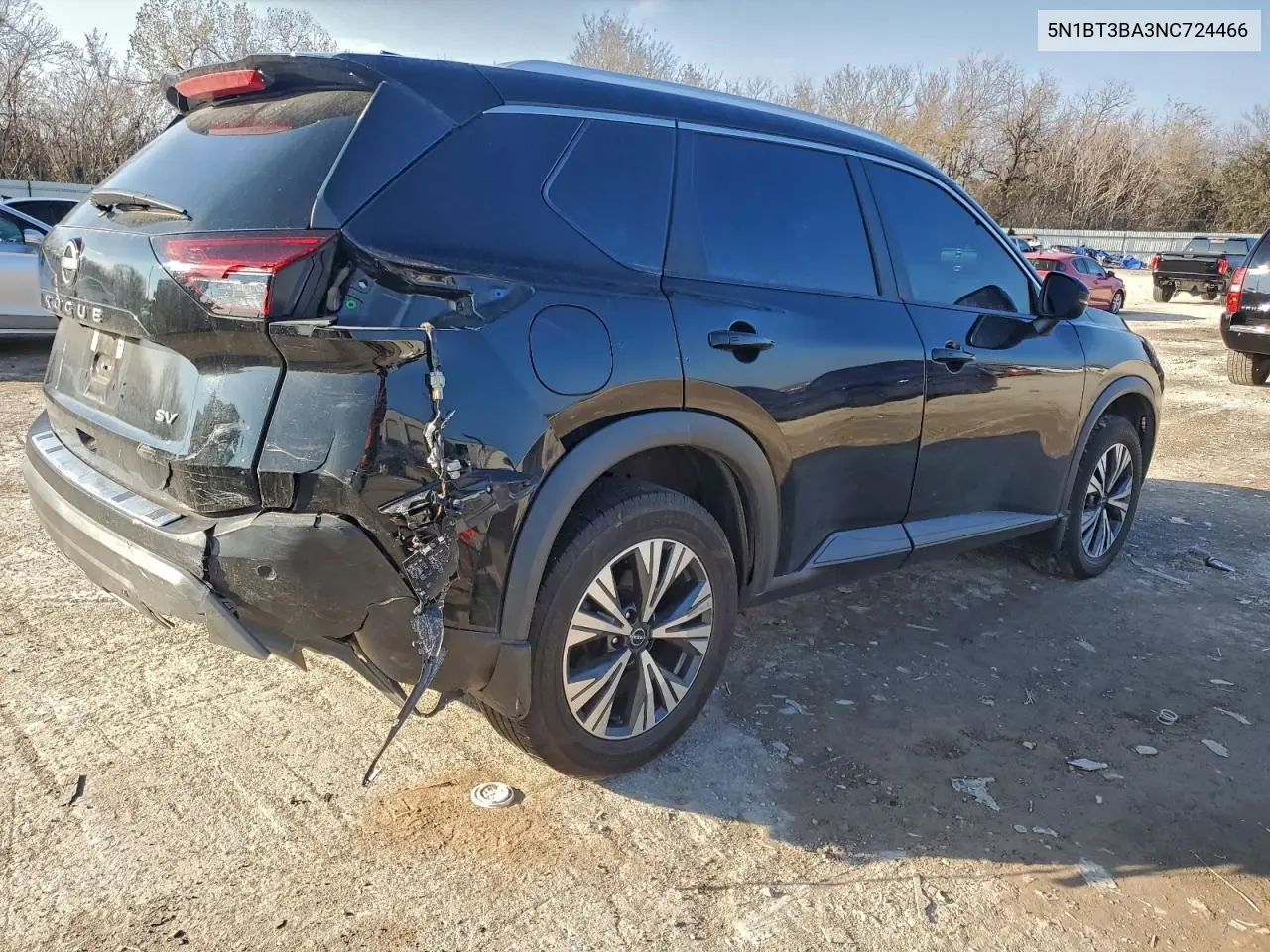 5N1BT3BA3NC724466 2022 Nissan Rogue Sv