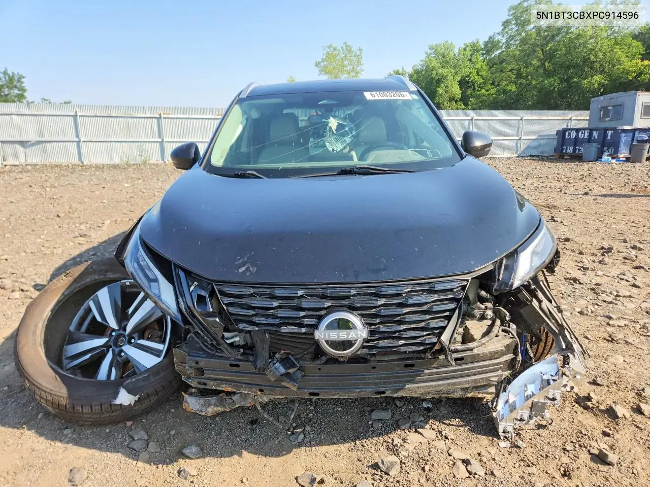 2023 Nissan Rogue Sl VIN: 5N1BT3CBXPC914596 Lot: 61003206