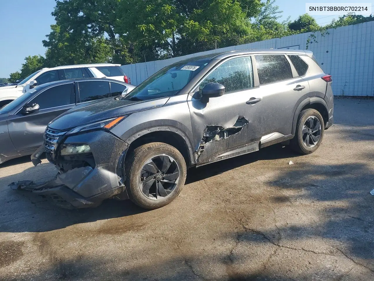 2024 Nissan Rogue Sv VIN: 5N1BT3BB0RC702214 Lot: 61092076