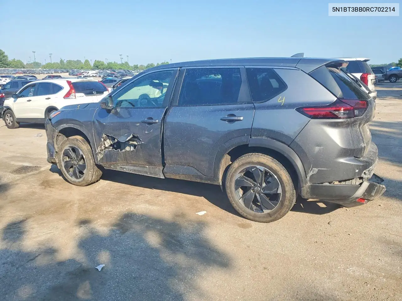 2024 Nissan Rogue Sv VIN: 5N1BT3BB0RC702214 Lot: 61092076