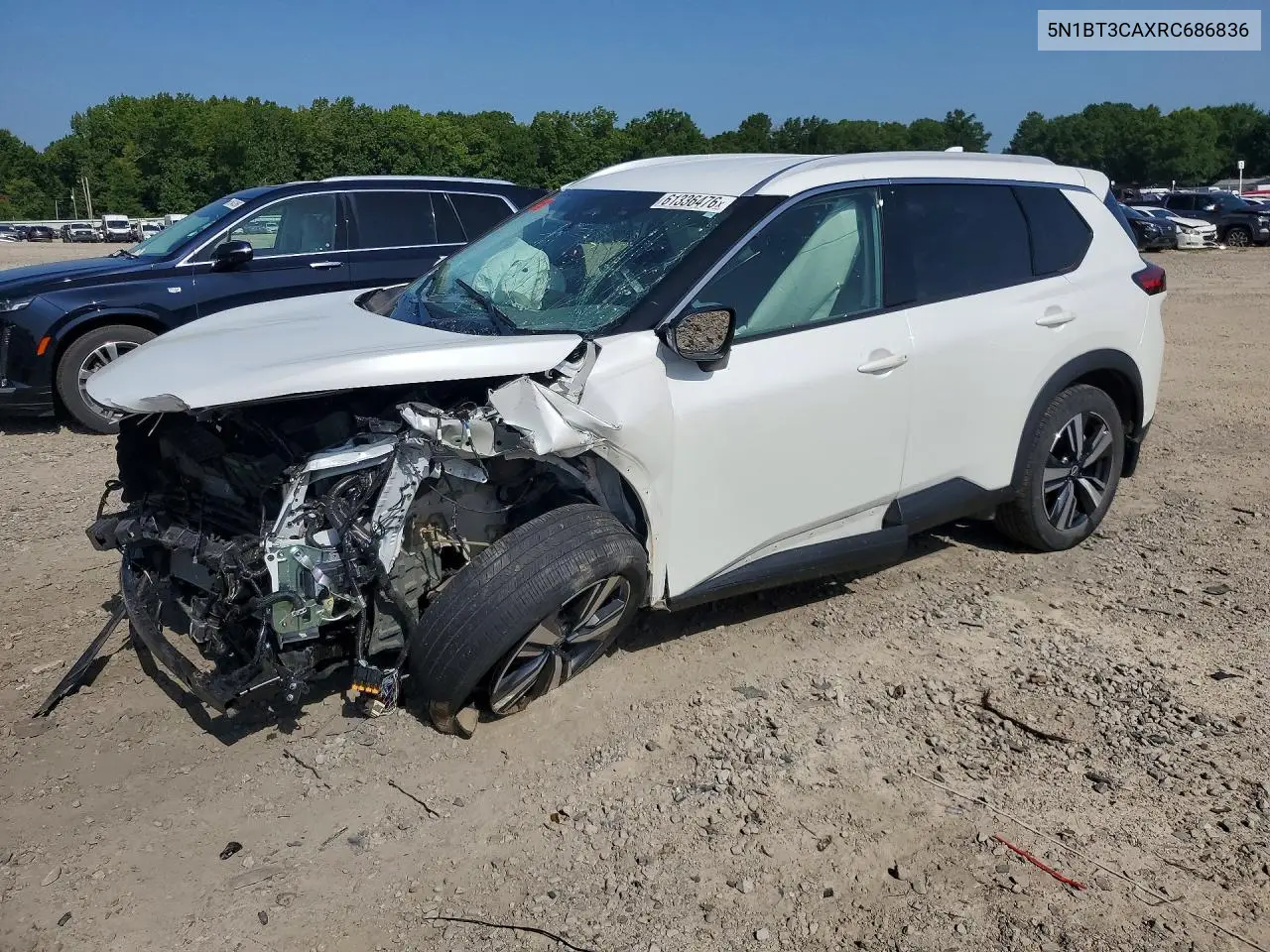 2024 Nissan Rogue VIN: 5N1BT3CAXRC686836 Lot: 61336476