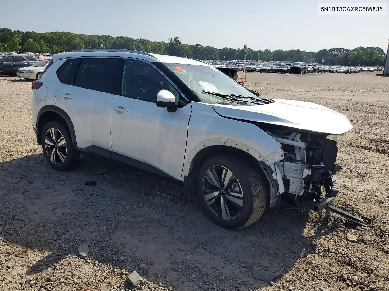 2024 Nissan Rogue VIN: 5N1BT3CAXRC686836 Lot: 61336476
