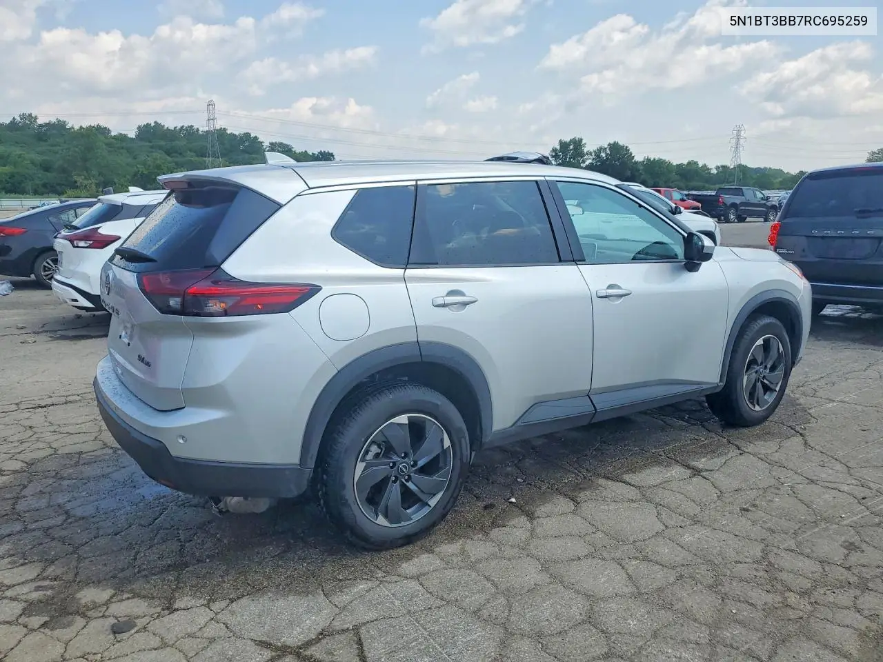 2024 Nissan Rogue Sv VIN: 5N1BT3BB7RC695259 Lot: 61530246