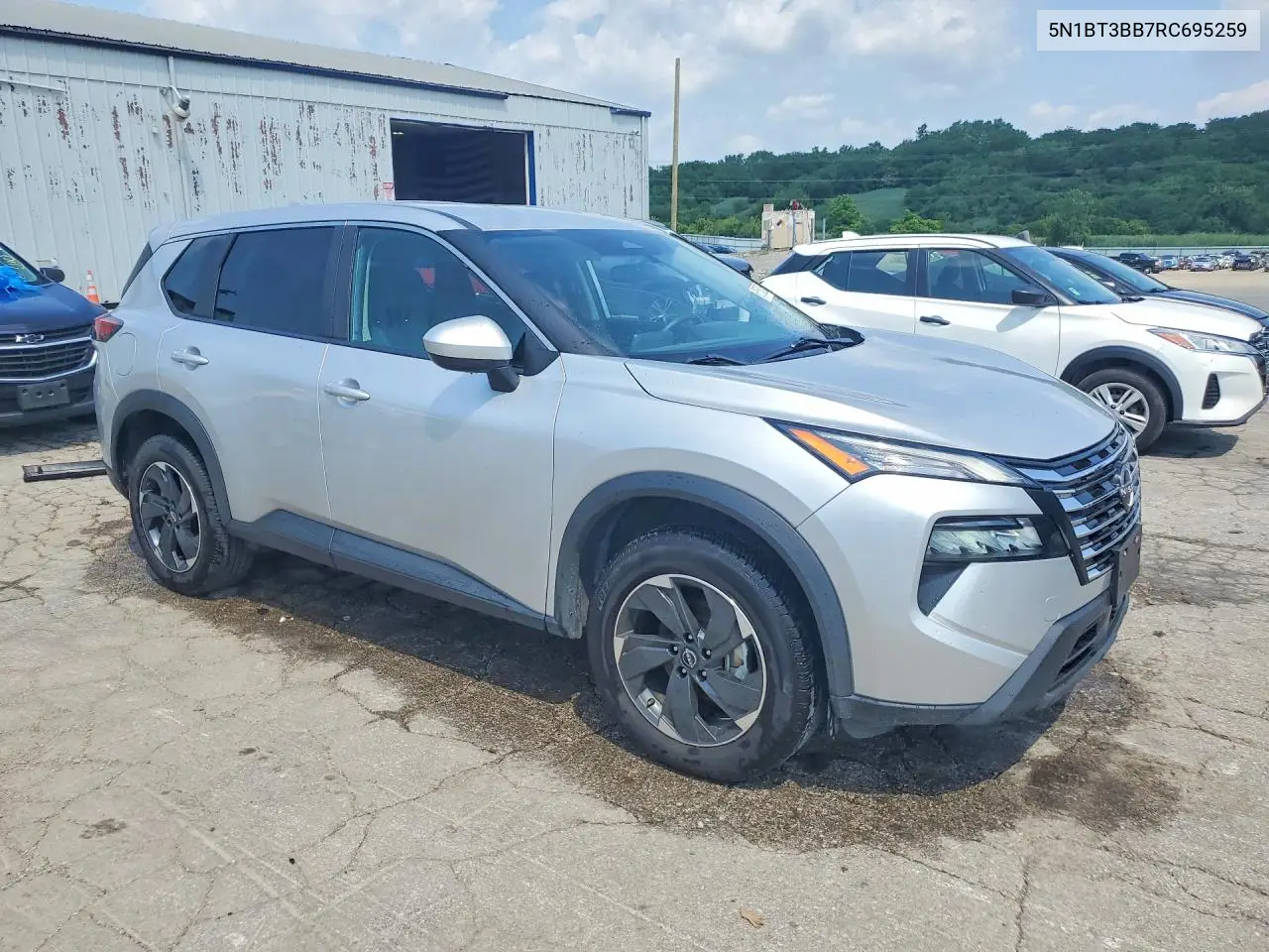 2024 Nissan Rogue Sv VIN: 5N1BT3BB7RC695259 Lot: 61530246