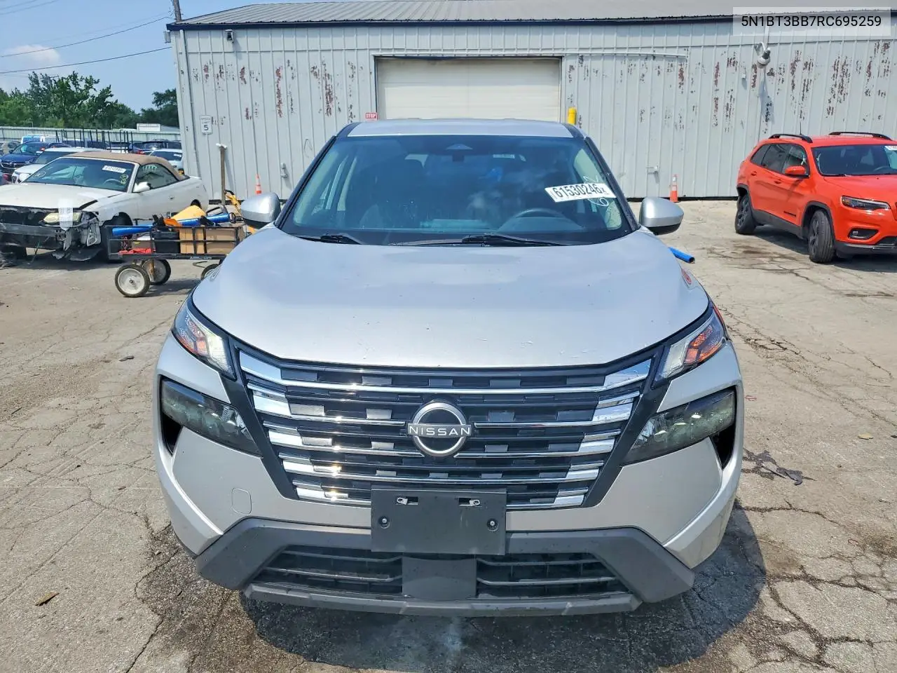 2024 Nissan Rogue Sv VIN: 5N1BT3BB7RC695259 Lot: 61530246