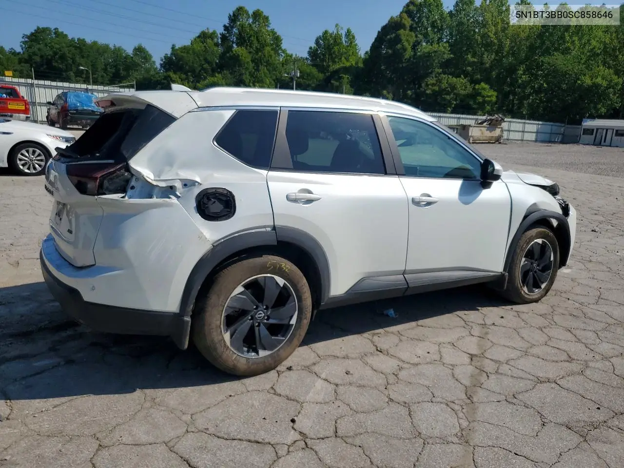 2025 Nissan Rogue Sv VIN: 5N1BT3BB0SC858646 Lot: 51924276