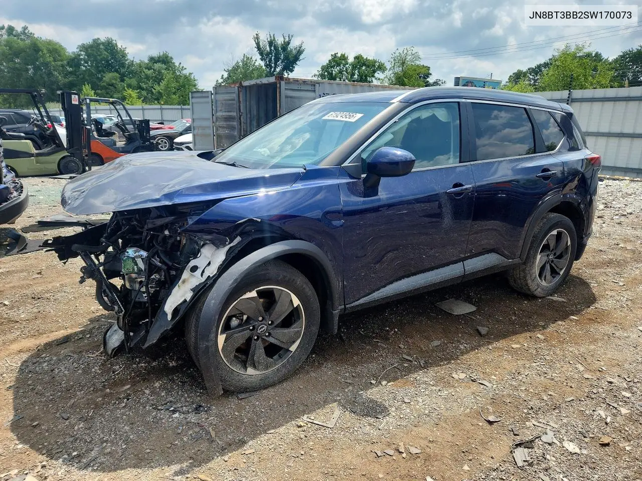2025 Nissan Rogue Sv VIN: JN8BT3BB2SW170073 Lot: 61924956