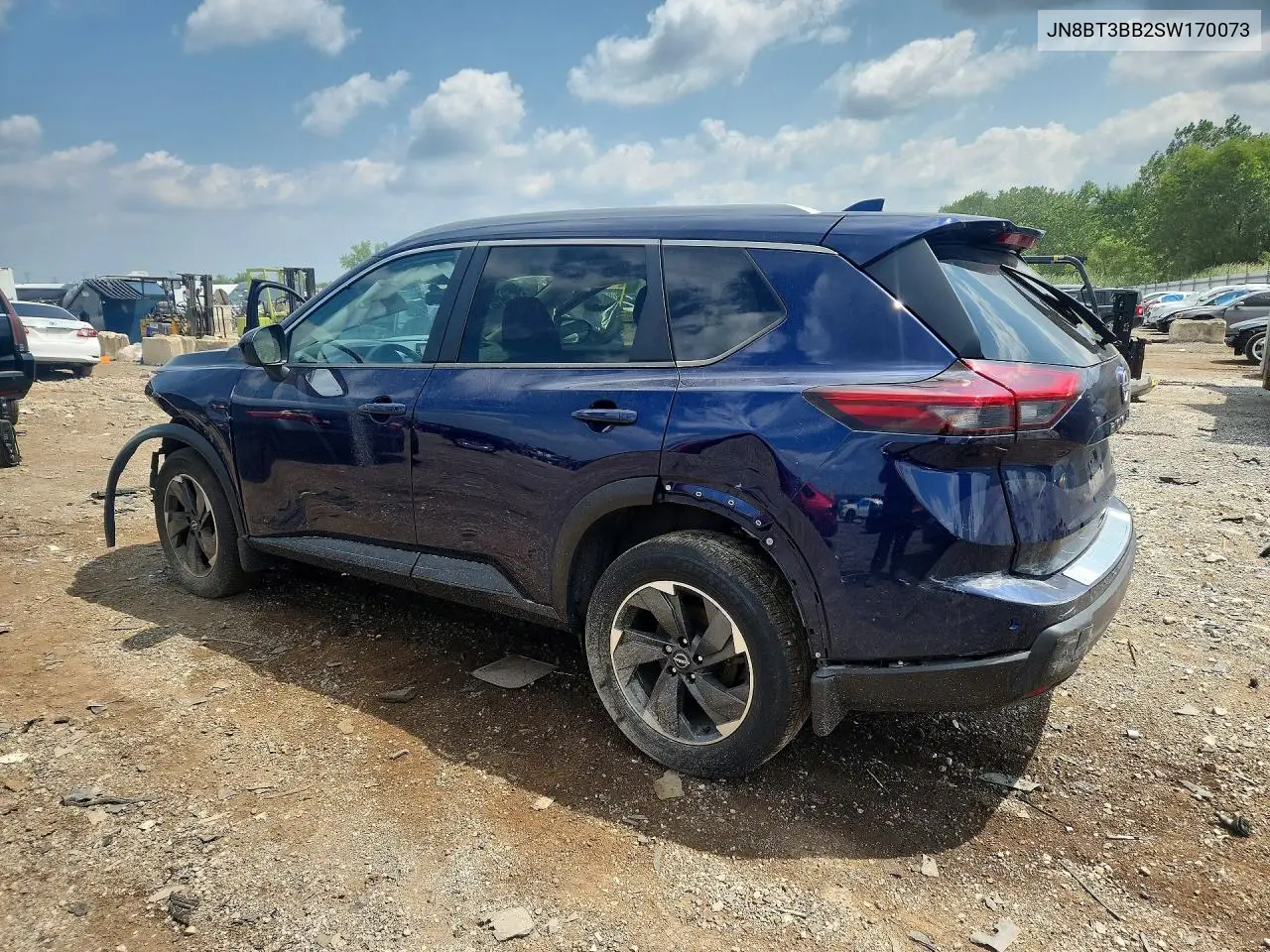 2025 Nissan Rogue Sv VIN: JN8BT3BB2SW170073 Lot: 61924956