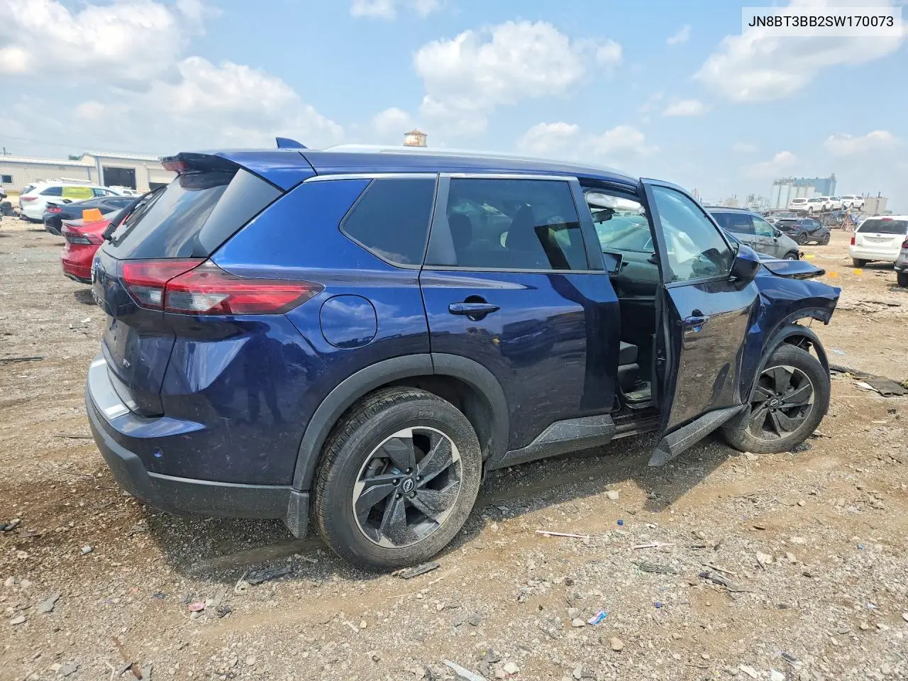 2025 Nissan Rogue Sv VIN: JN8BT3BB2SW170073 Lot: 61924956