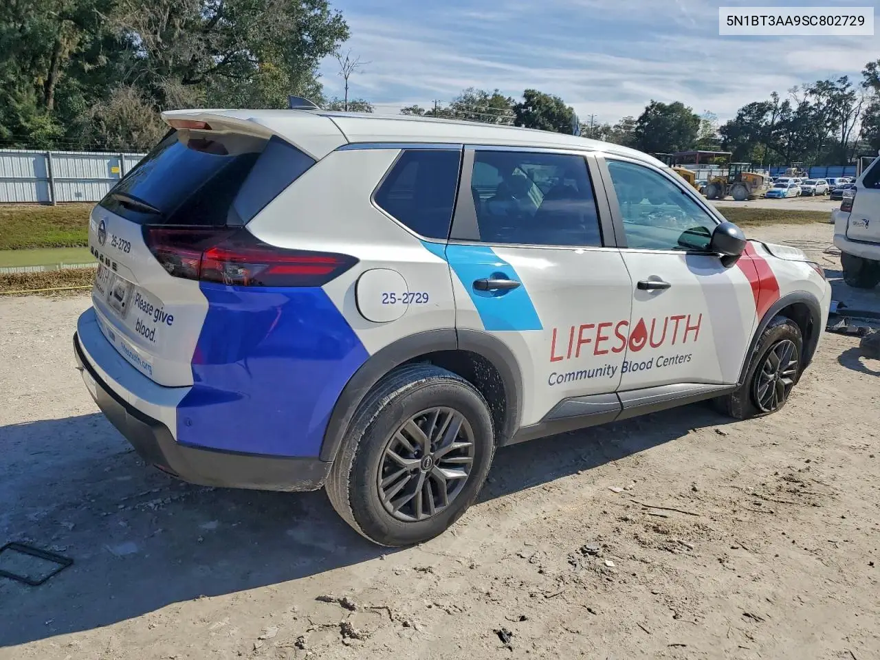 5N1BT3AA9SC802729 2025 Nissan Rogue S