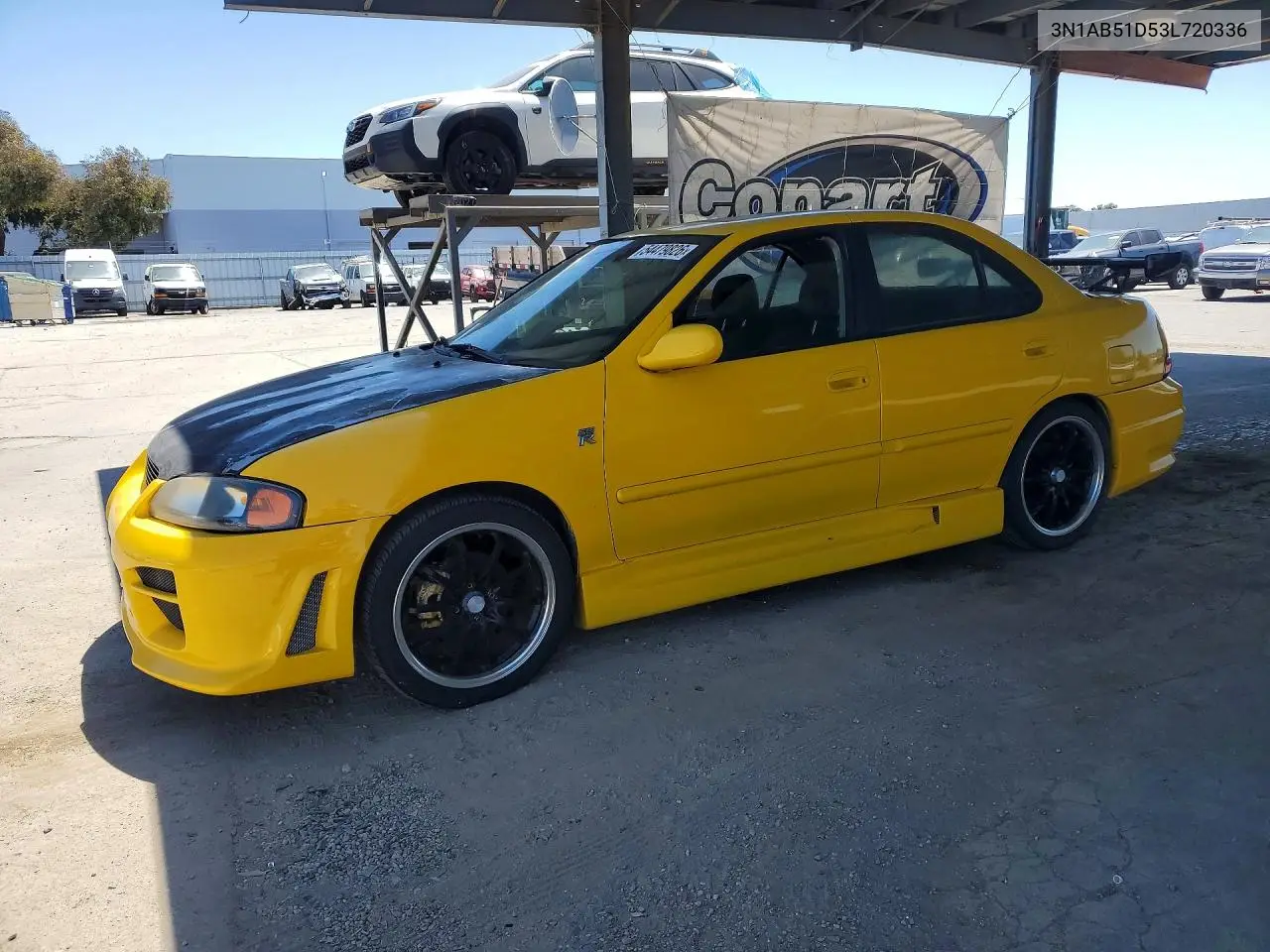 2003 Nissan Sentra Se-R Spec V VIN: 3N1AB51D53L720336 Lot: 54479826