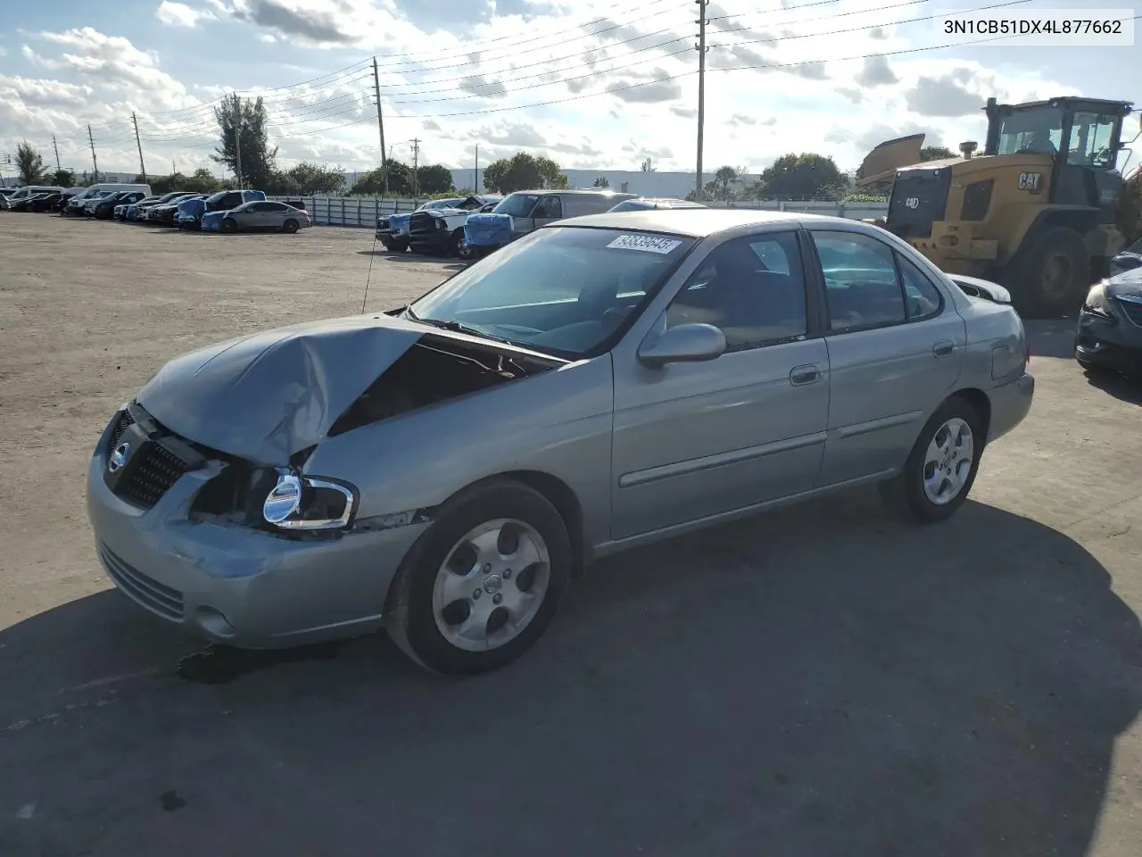 3N1CB51DX4L877662 2004 Nissan Sentra 1.8