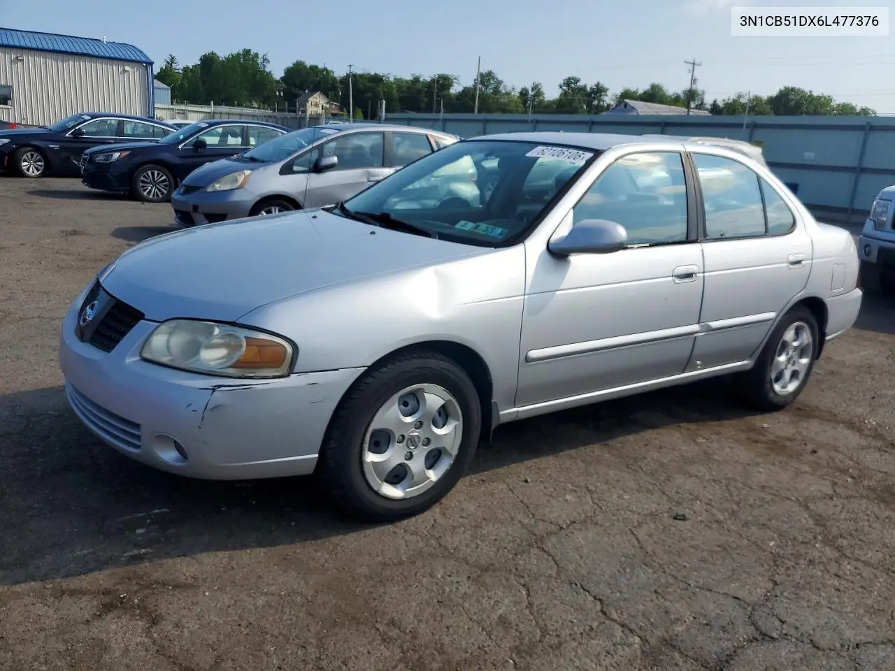 2006 Nissan Sentra 1.8 VIN: 3N1CB51DX6L477376 Lot: 62106106