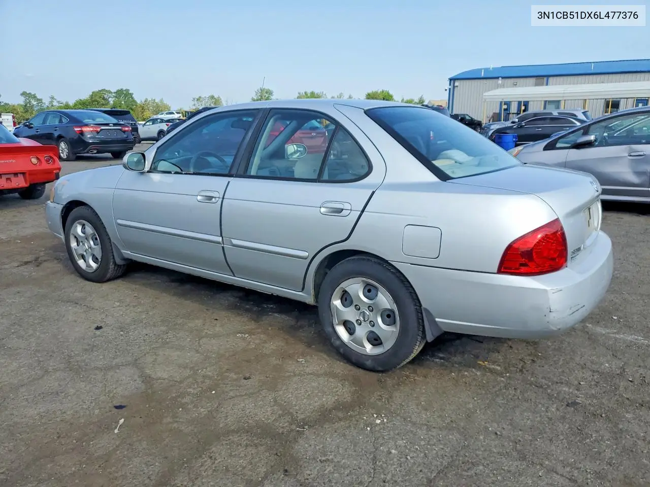 2006 Nissan Sentra 1.8 VIN: 3N1CB51DX6L477376 Lot: 62106106