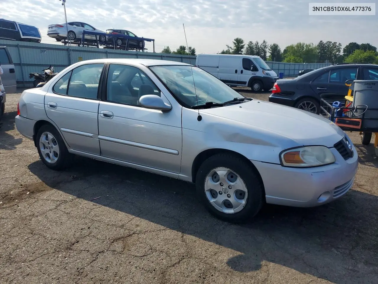 2006 Nissan Sentra 1.8 VIN: 3N1CB51DX6L477376 Lot: 62106106