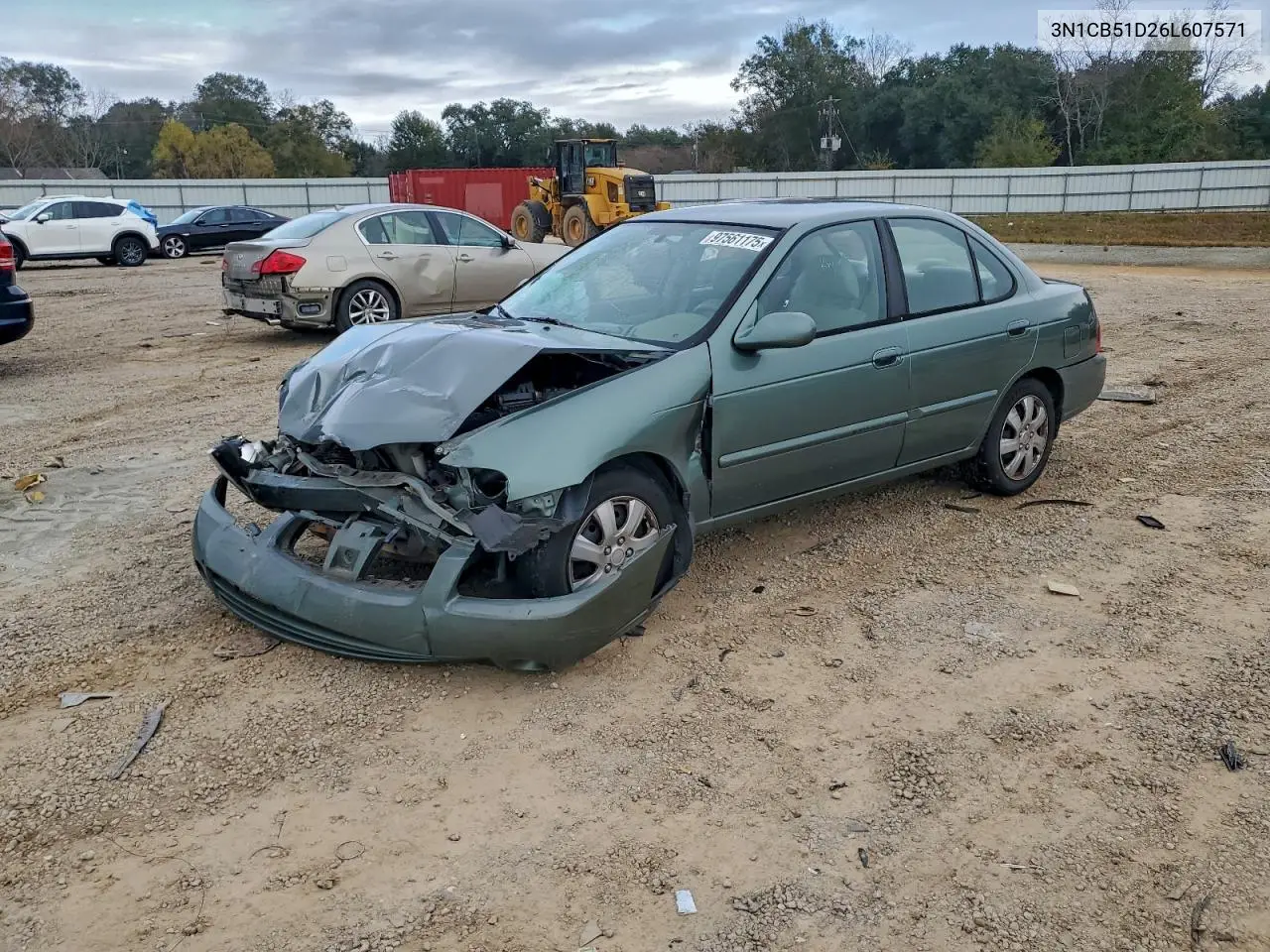3N1CB51D26L607571 2006 Nissan Sentra 1.8