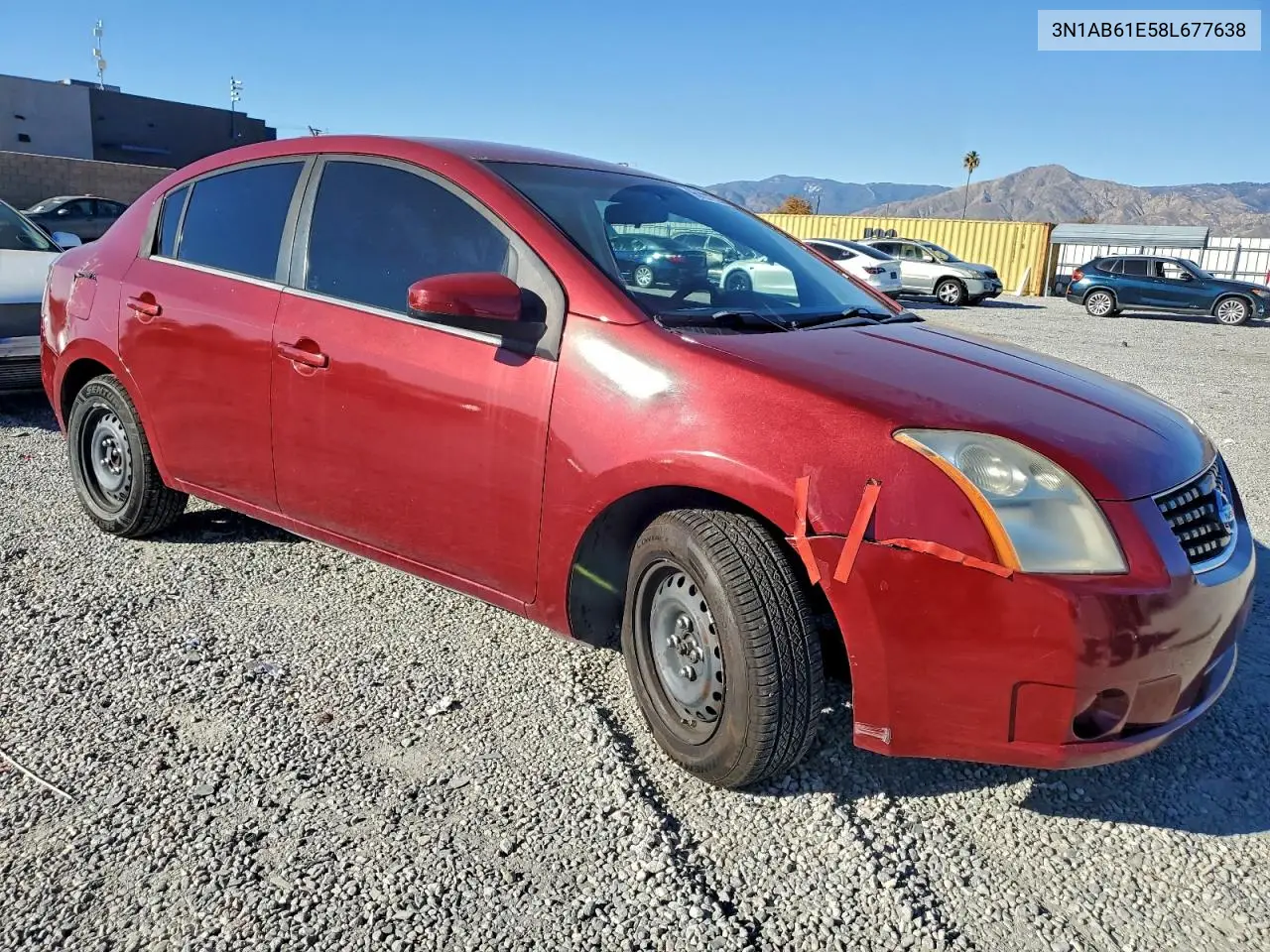 3N1AB61E58L677638 2008 Nissan Sentra 2.0