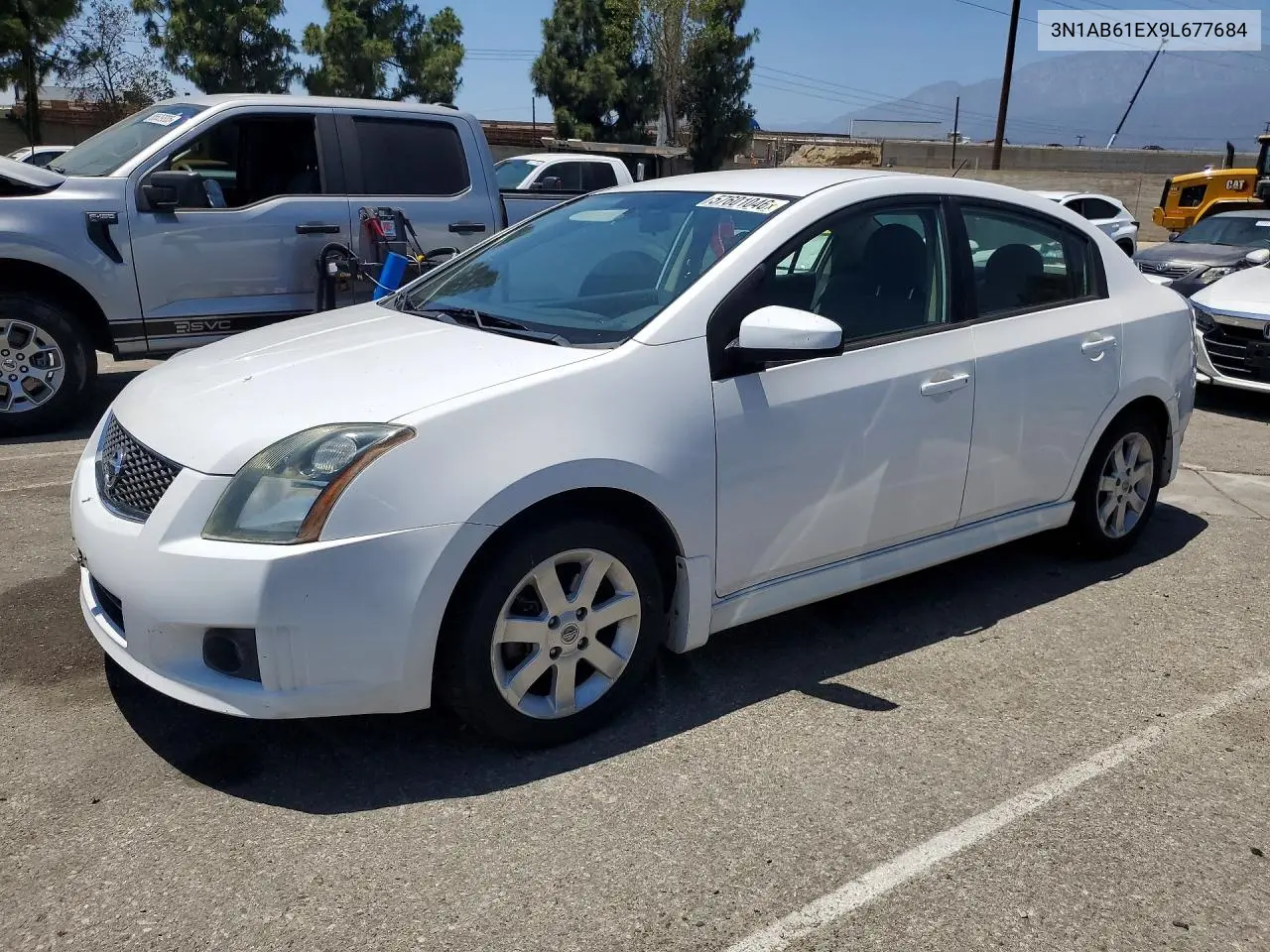2009 Nissan Sentra 2.0 VIN: 3N1AB61EX9L677684 Lot: 57601046
