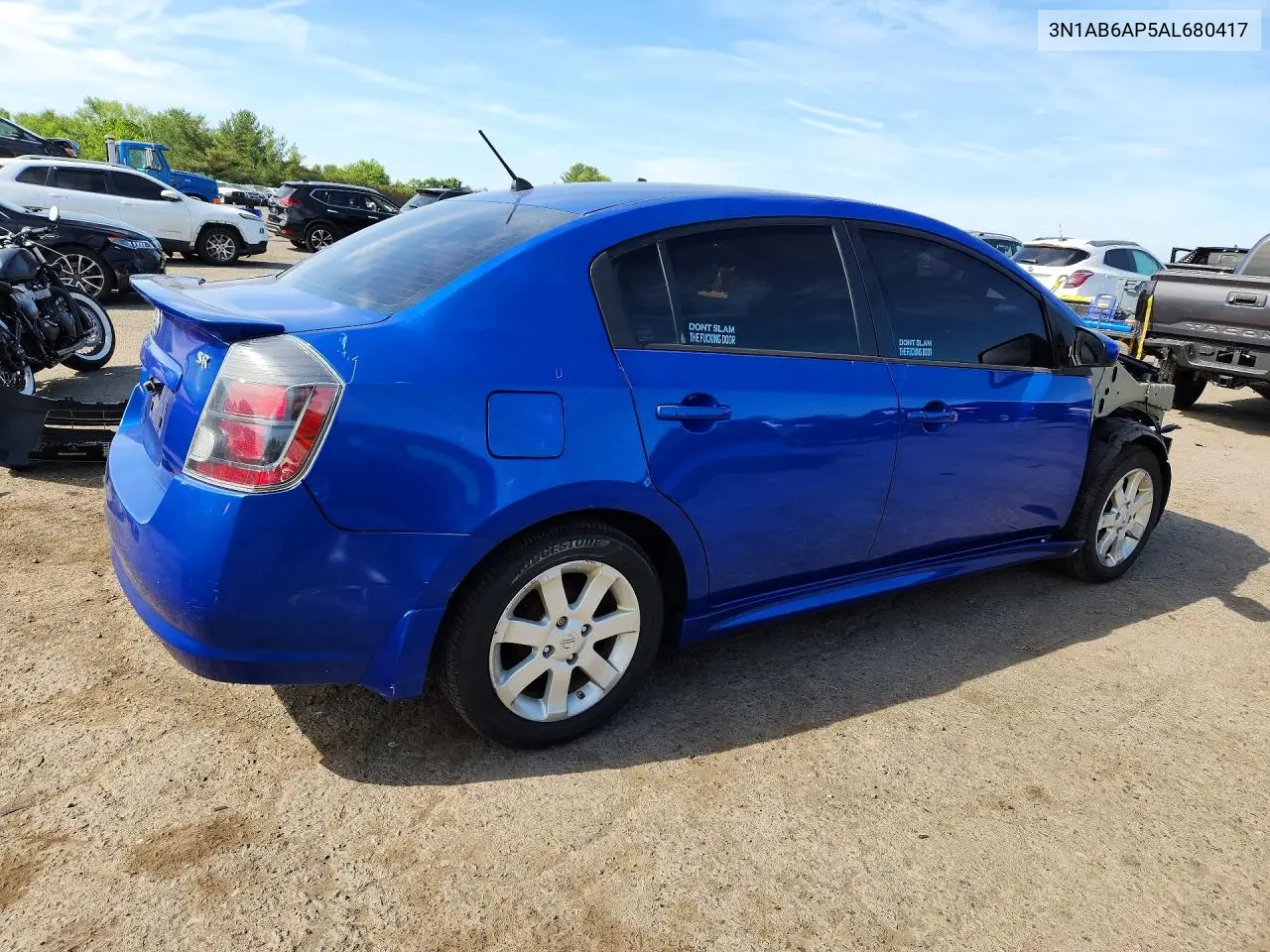 3N1AB6AP5AL680417 2010 Nissan Sentra 2.0