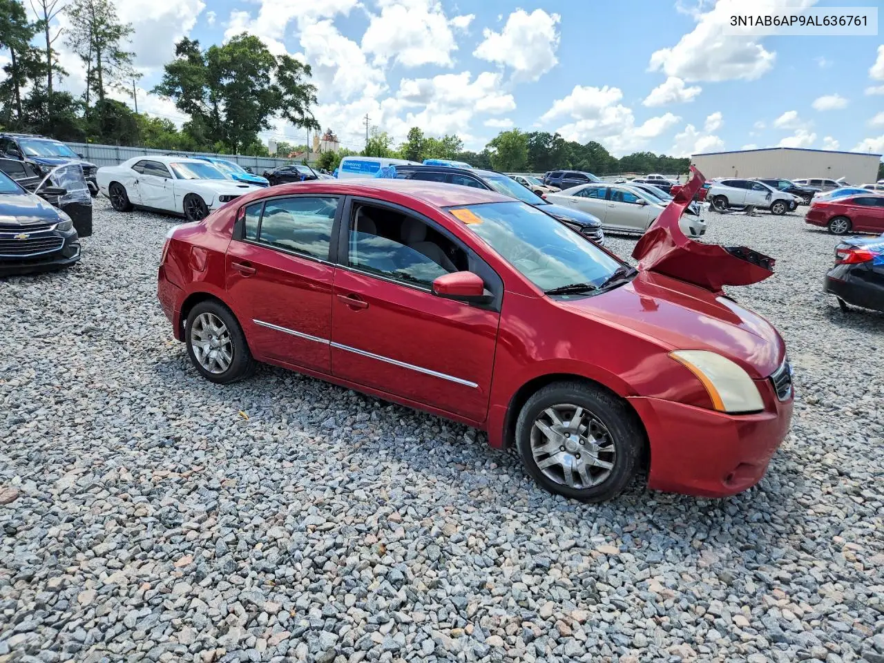 2010 Nissan Sentra 2.0 VIN: 3N1AB6AP9AL636761 Lot: 61608326