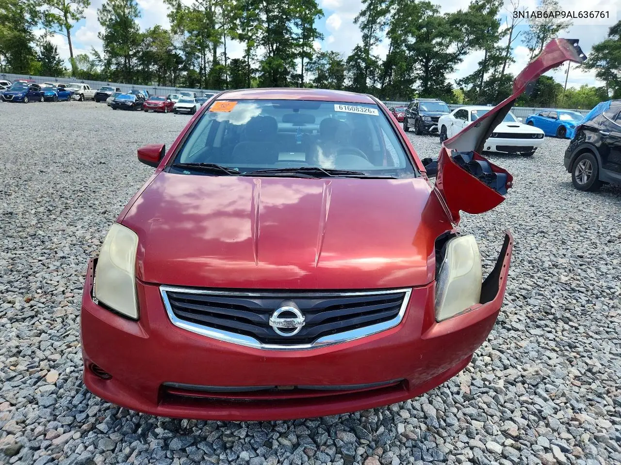 2010 Nissan Sentra 2.0 VIN: 3N1AB6AP9AL636761 Lot: 61608326