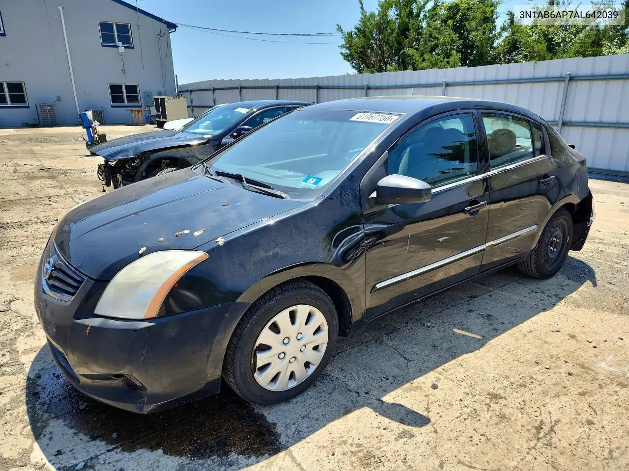2010 Nissan Sentra 2.0 VIN: 3N1AB6AP7AL642039 Lot: 61967786