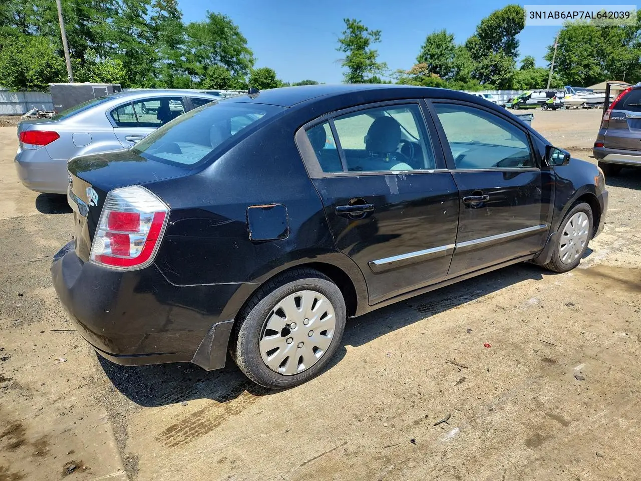 2010 Nissan Sentra 2.0 VIN: 3N1AB6AP7AL642039 Lot: 61967786