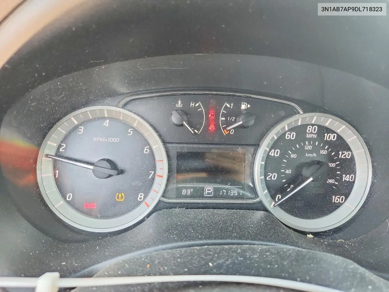 2013 Nissan Sentra S VIN: 3N1AB7AP9DL718323 Lot: 60700456