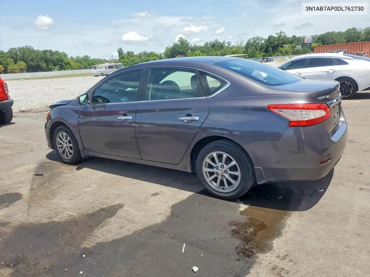 2013 Nissan Sentra S VIN: 3N1AB7AP0DL762730 Lot: 60844956