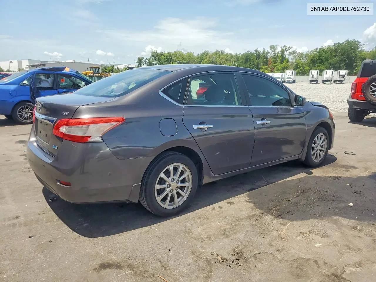 2013 Nissan Sentra S VIN: 3N1AB7AP0DL762730 Lot: 60844956