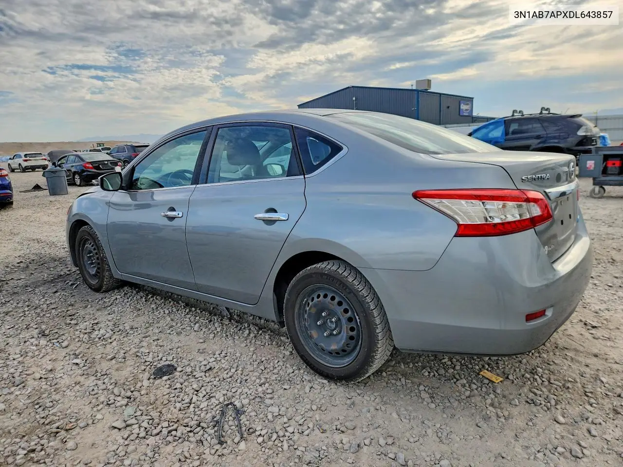 2013 Nissan Sentra S VIN: 3N1AB7APXDL643857 Lot: 61229576