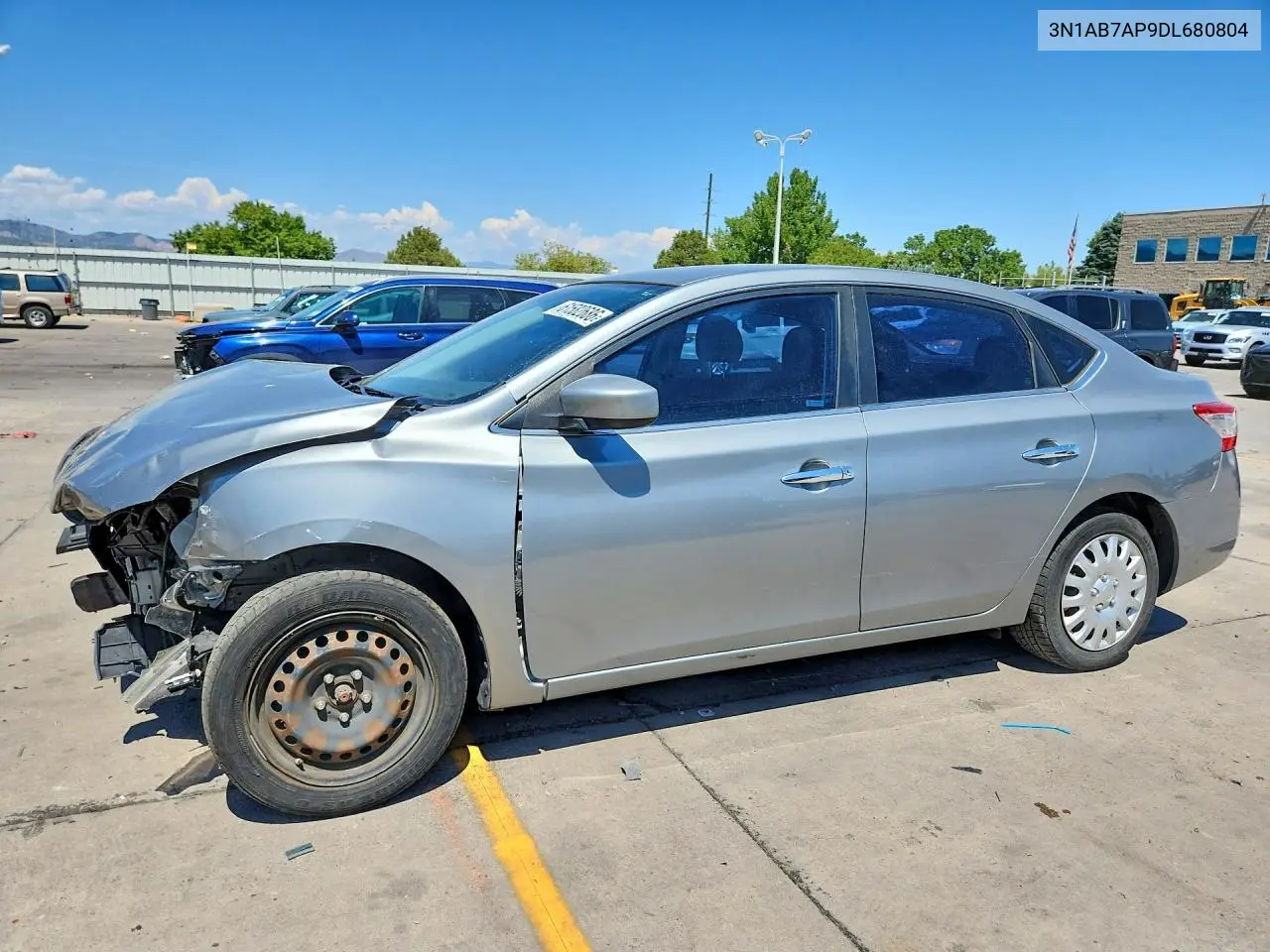 2013 Nissan Sentra S VIN: 3N1AB7AP9DL680804 Lot: 61582686